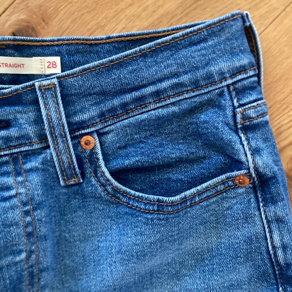 Women’s wedgie Straight jeans size 28 - Picture 4 of 5